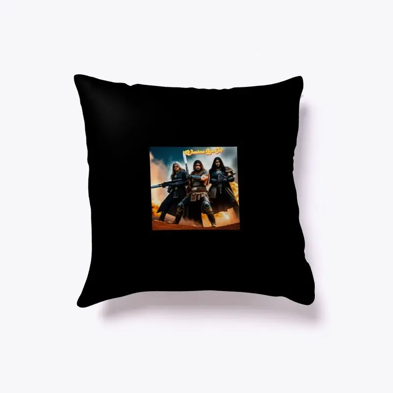 Warriors Never Die indoor pillow