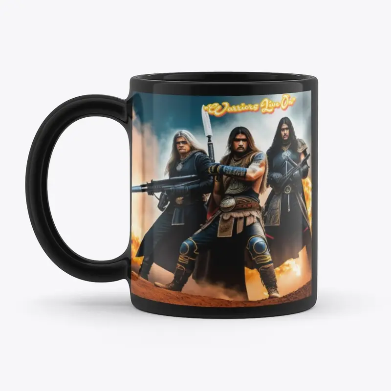 Warrior Never Die mugs