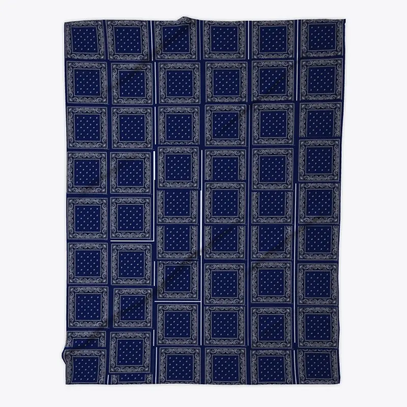 BLUE FLEECE BLANKET