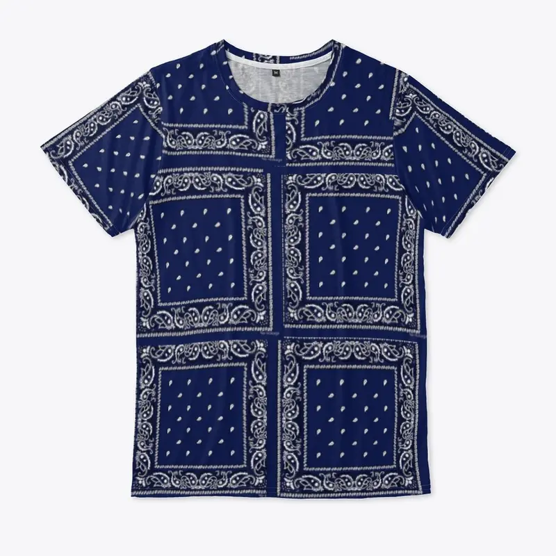 E.O.L   All-over Print Unisex tee(blue) 